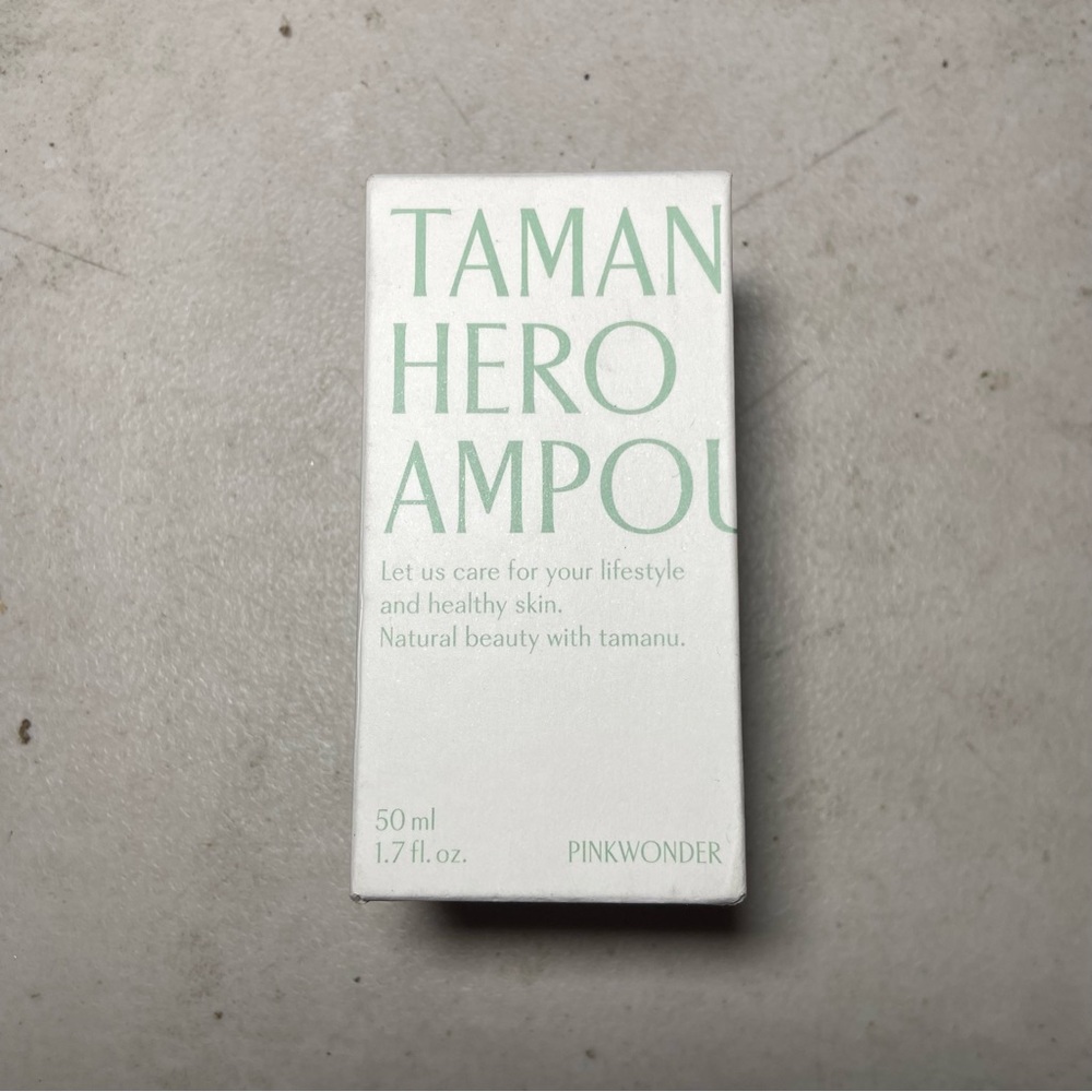 PINKWONDER Tamanu Hero Ampoule⁺ 1.69oz (50ml), 50,000ppm Tamanu Oil for Soothing